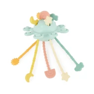 Silikonová motorická hračka s aktivitami - Eucalyptus