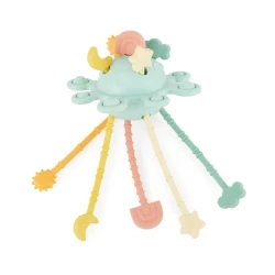 Silikonová motorická hračka s aktivitami - Eucalyptus