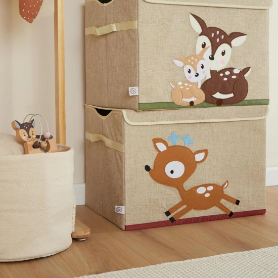 Bieco Úložný box s víkem jelenček BIECO_04000458
