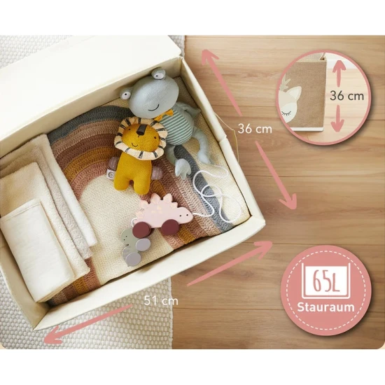 Bieco Úložný box s víkem ježek Piksi BIECO_04000464
