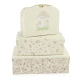 Bieco Sada tří kartonových kufříků jelenček Ella vintage flowers BIECO_04003040