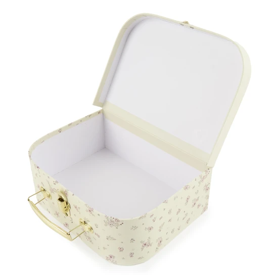 Bieco Sada tří kartonových kufříků jelenček Ella vintage flowers BIECO_04003040