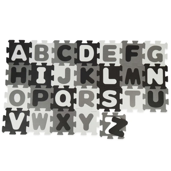 Bieco Pěnová hrací podložka s abecedou puzzle black & white 26 ks BIECO_19201506