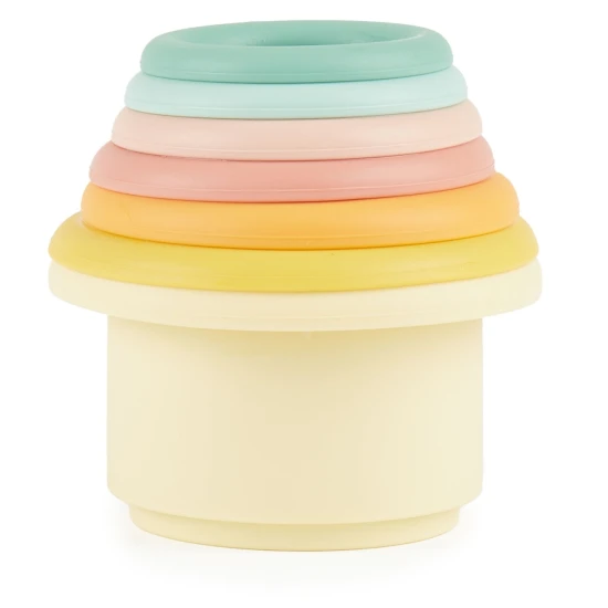 Bieco Silikonové stohovací kalíšky Tropical Vibes BIECO_20000005