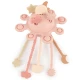 Bieco Silikonová motorická hračka s aktivitami dreamy rose BIECO_20000090