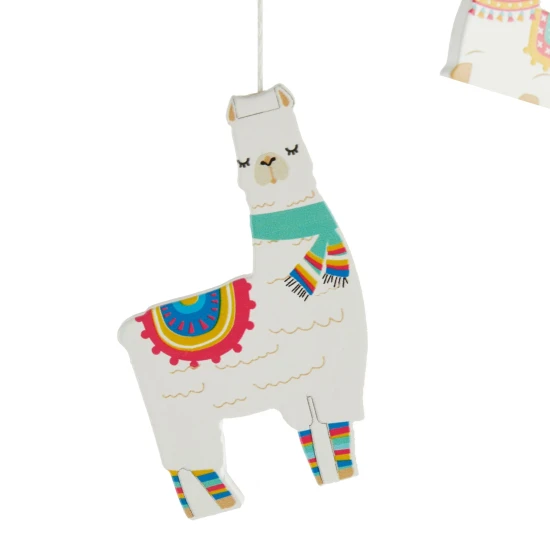 Bieco Dřevěný závěsný kolotoč lama BIECO_24330014