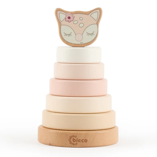 Bieco Dřevěná stohovací věž jelenček Ella BIECO_24330070