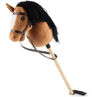 Hobby Horsing na tyči koník hnedý vel. S