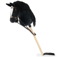 Hobby Horsing na tyči koník černý vel. S