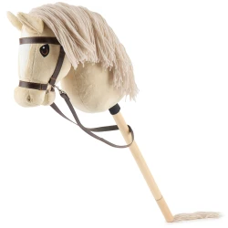 Hobby Horsing na tyči koník béžový vel. S