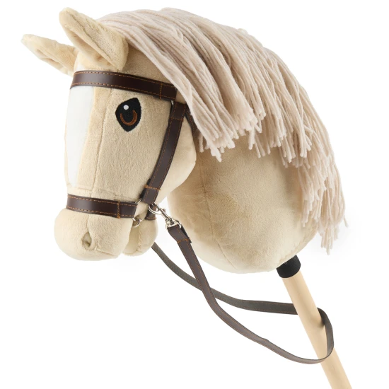 Bieco Hobby Horsing na tyči koník béžový, vel. S BIECO_74000227