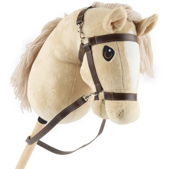 Bieco Hobby Horsing na tyči koník béžový, vel. S BIECO_74000227