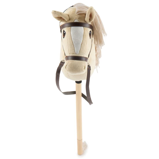 Bieco Hobby Horsing na tyči koník béžový, vel. S BIECO_74000227