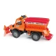 Bruder Unimog 1:16 s přední radlicí a kontejnerem - ideální pro zimní práce