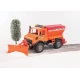 Bruder Unimog 1:16 s přední radlicí a kontejnerem - ideální pro zimní práce