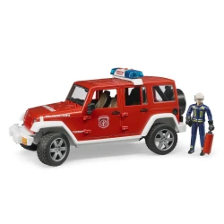 Bruder požární Jeep Wrangler s hasičem Bruder požární Jeep Wrangler s hasičem