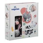 Magnetická zvířátka Magimals Wheely Zajíc / Kráva Magnetická zvířátka Magimals Wheely Zajíc / Kráva