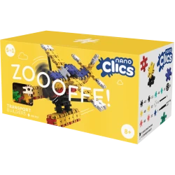 Ekologická stavebnice Nano Clics Doprava 250 ks Ekologická stavebnice Nano Clics Doprava 250 ks