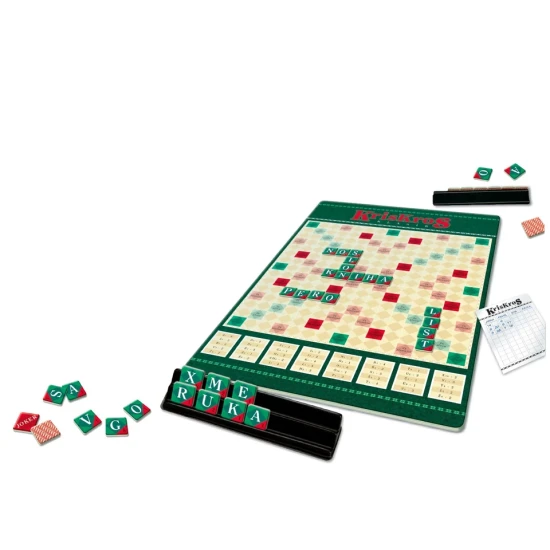 Kris Kros Klasik – česká slovní stolní hra, herní plán, písmenka, rodinná hra