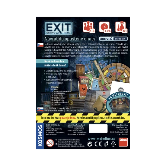 Exit úniková hra: Návrat do opuštěné chaty – Dino 655423