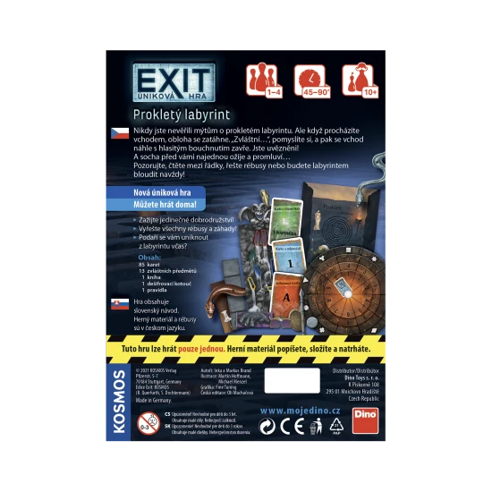Exit úniková hra: Prokletý labyrint – Dino 655430