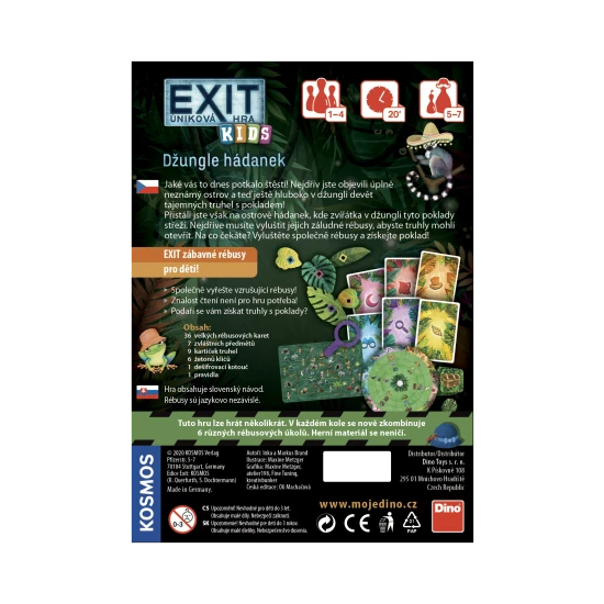 Exit úniková hra pro děti: Džungle hádanek – Dino 655447