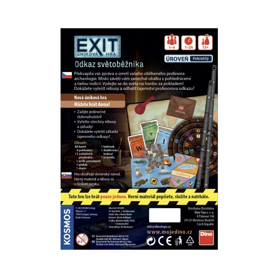 Exit úniková hra: Odkaz světoběžníka – Dino 655485