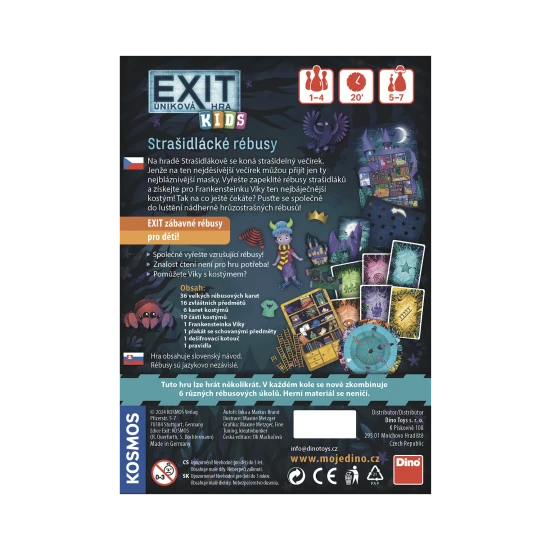 Exit úniková hra pro děti: Strašidlácké rébusy – Dino 655508