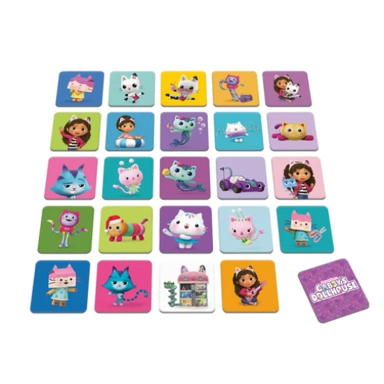 Vstupte do kouzelného světa Gábinho domečku s touto magickou sadou pexesa!