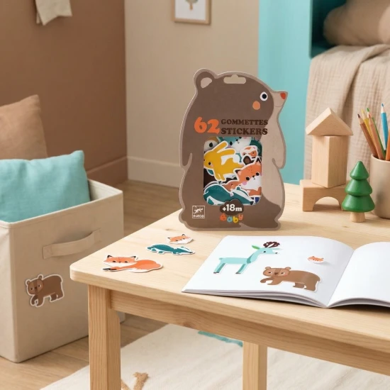 První odnímatelné samolepky Lesní zvířátka