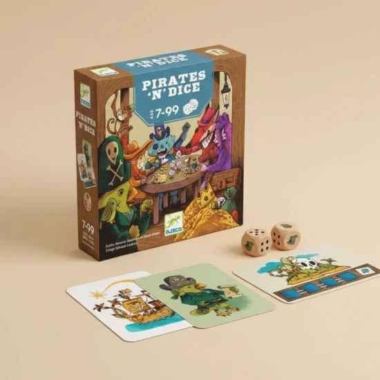 Hra s kostkami a sázením Piráti