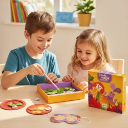 Hra spolupráce a poslechu Ovocná magie