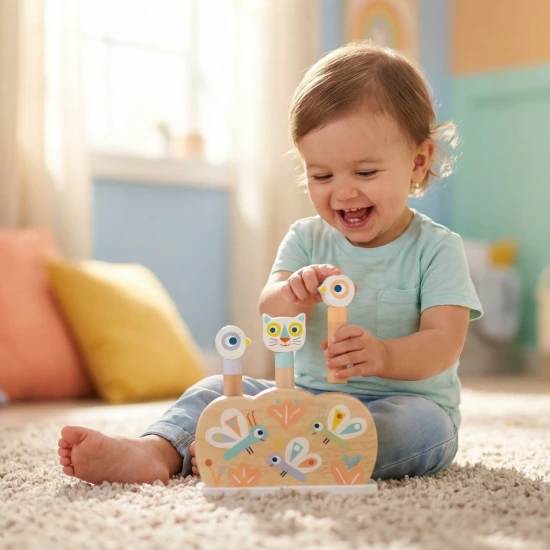 Vystřelovací vkládačka Zvířátka ideální pro děti, které milují zvířátka a zábavu.