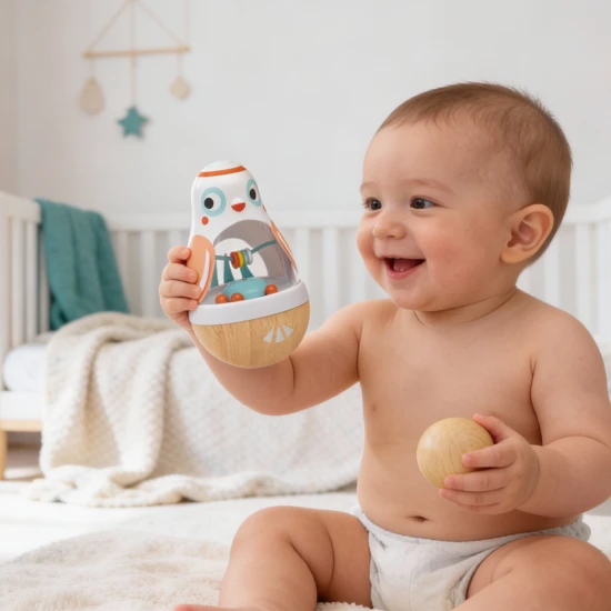 Houpací chrastítko Ptáček