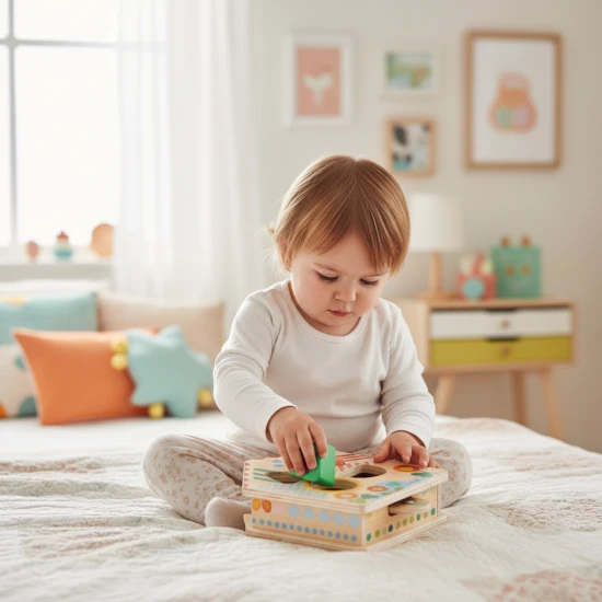 dřevěná vkládačka zvířata pro nejmenší děti