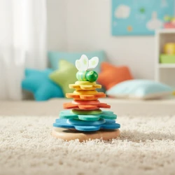 Stohovací hračka Máslový květ