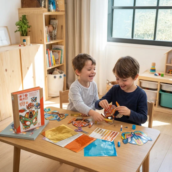 Vytvoř si vlastní masky super robotů.