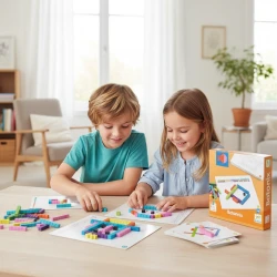 Počítání a porovnávání s dřevěnými tyčinkami Batonnix