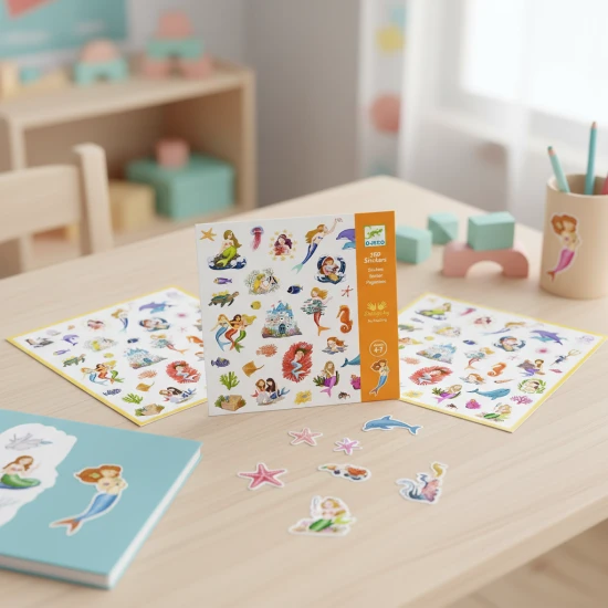 Samolepky Mořské víly 160 ks