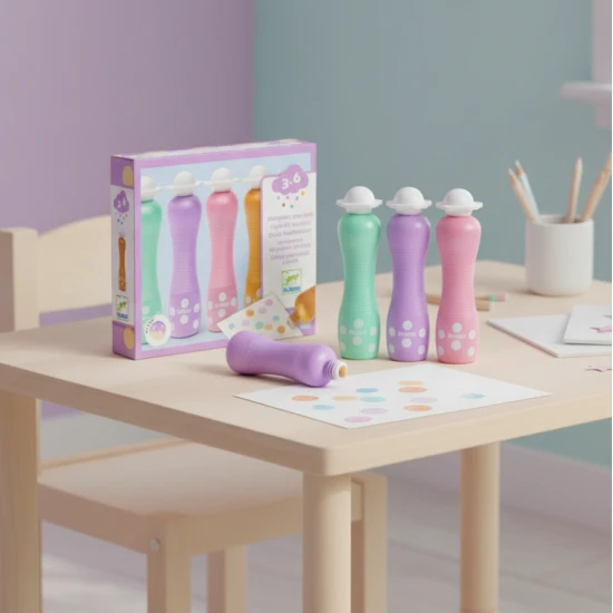 Perleťové barvy s ergonomickým tvarem: Pro děti a kreativní duše