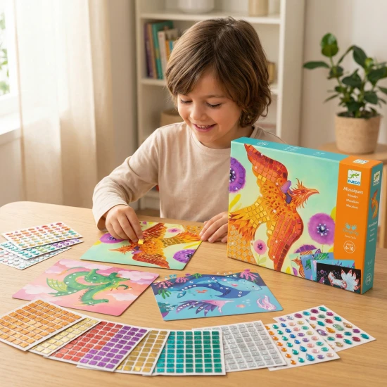 Pěnová mozaika Mýtická stvoření Tvoření podle čísel