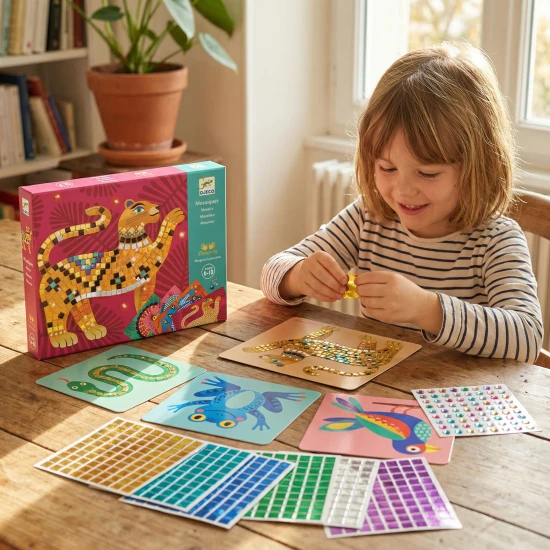 Mozaika Z hloubky džungle Tvorba podle čísel