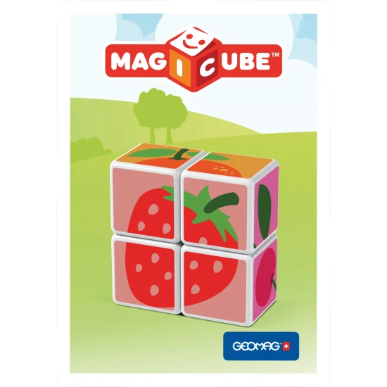Magnetické kostky pro děti – skládání ovoce ve 3D od 18 měsíců