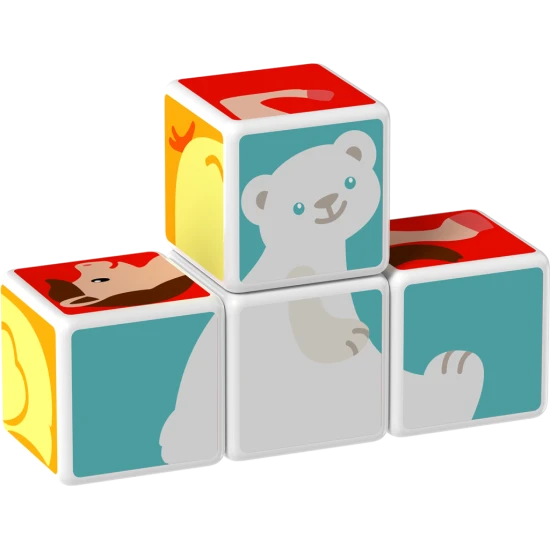 Magnetické kostky pro děti – skládání zvířátek, vzdělávací hračka od 18 měsíců
