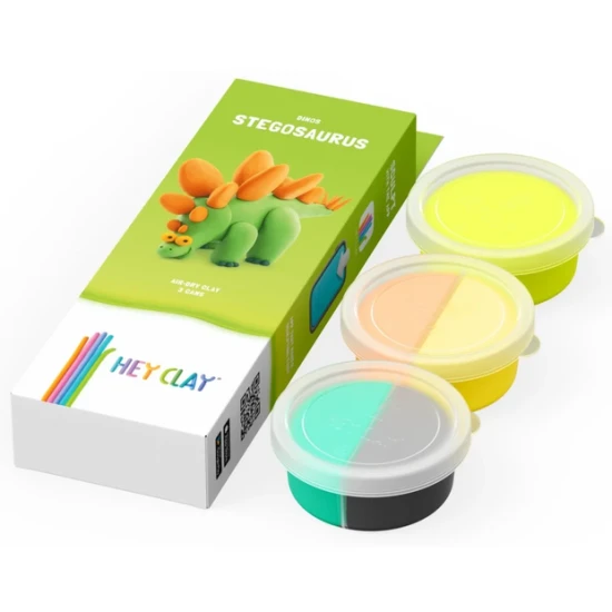 Vymodelujte si originální postavičku Stegosaura s Hey Clay