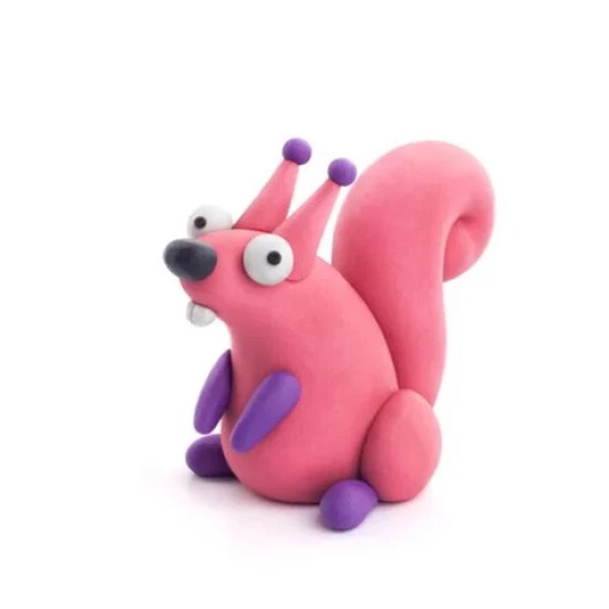 Vymodelujte si originální postavičku veverky s Hey Clay