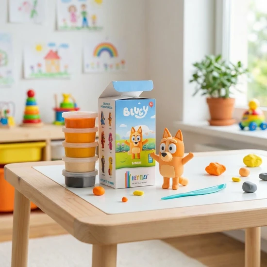 Zábavné modelování s oblíbenými postavičkami z Bluey