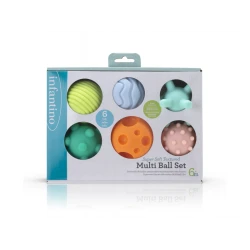 Míčky s texturami Super soft 6 ks Míčky s texturami Super soft 6 ks