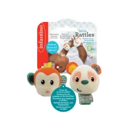 Chrastítko na ruku Opička a Panda