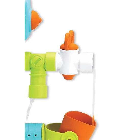 Vodní mlýnek s potrubím Robot